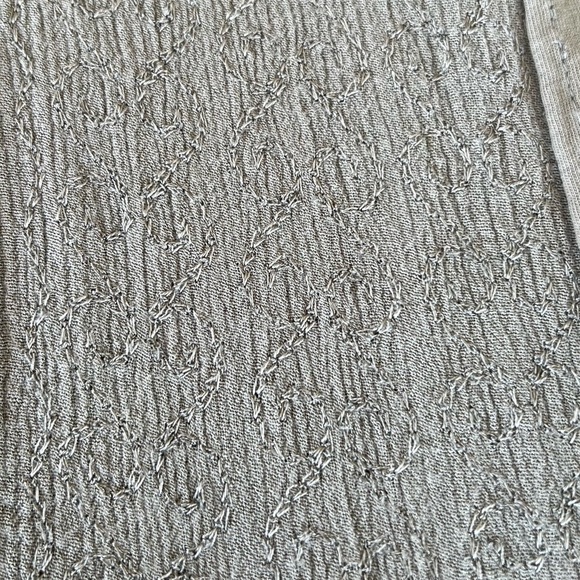 Free People Hooded High Low Tunic Dress Embroidered Drapey Hem Gray Small GUC - Picture 10 of 16